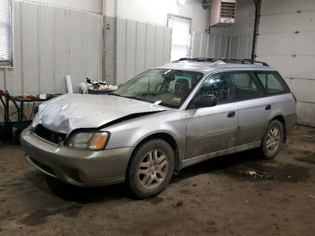 4S3BH665937642249 - 2003 SUBARU LEGACY OUT TWO TONE photo 2