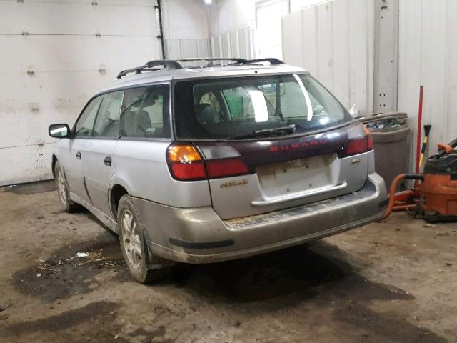 4S3BH665937642249 - 2003 SUBARU LEGACY OUT TWO TONE photo 3