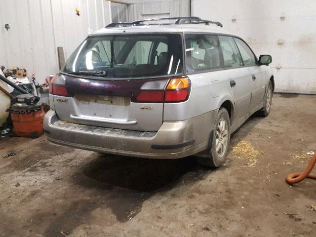 4S3BH665937642249 - 2003 SUBARU LEGACY OUT TWO TONE photo 4