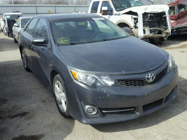 4T1BF1FK4CU571585 - 2012 TOYOTA CAMRY BASE GRAY photo 1