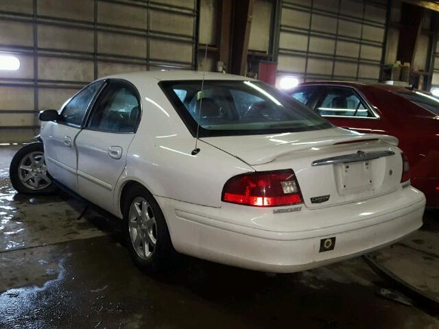 1MEFM50U13A606466 - 2003 MERCURY SABLE GS WHITE photo 3