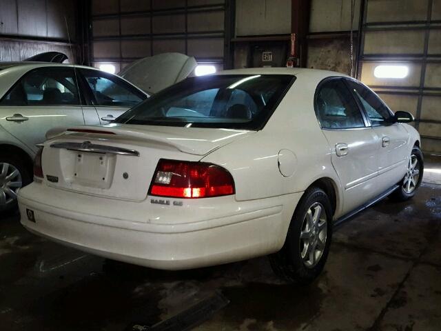 1MEFM50U13A606466 - 2003 MERCURY SABLE GS WHITE photo 4