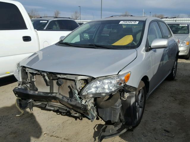 5YFBU4EE8CP007684 - 2012 TOYOTA COROLLA BA SILVER photo 2