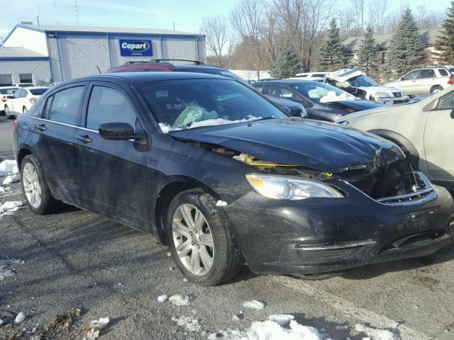 1C3CCBAB5DN704675 - 2013 CHRYSLER 200 LX BLACK photo 1