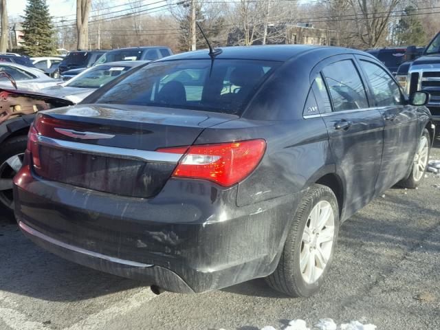 1C3CCBAB5DN704675 - 2013 CHRYSLER 200 LX BLACK photo 4