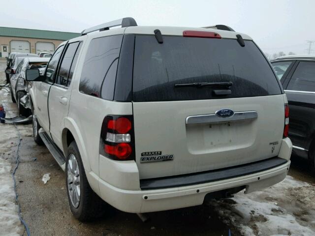 1FMEU75876ZA09053 - 2006 FORD EXPLORER L WHITE photo 3