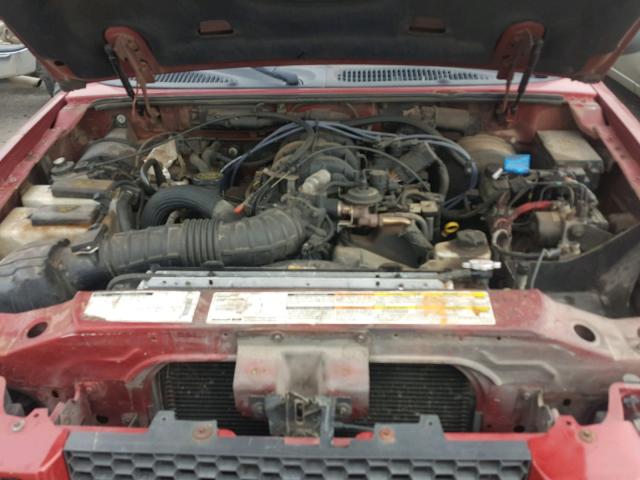 1FMYU70E31UC35767 - 2001 FORD EXPLORER S MAROON photo 7