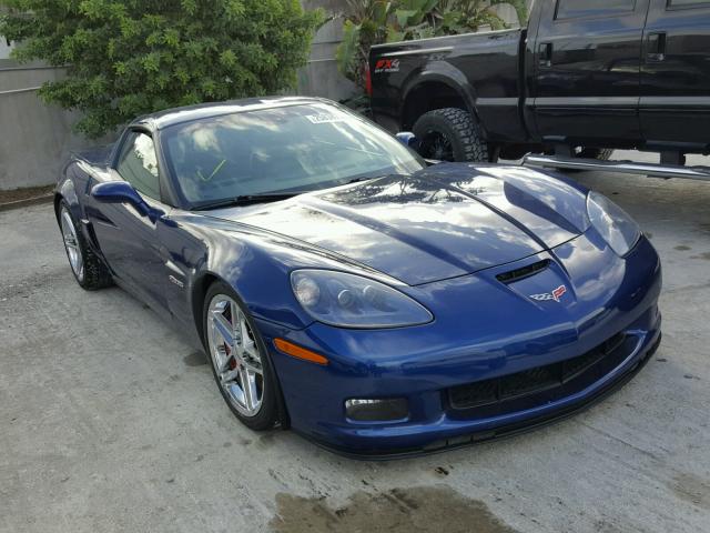 1G1YY26E175126867 - 2007 CHEVROLET CORVETTE Z BLUE photo 1