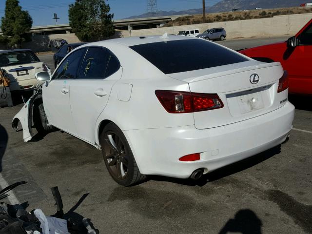 JTHBF5C2XD5188695 - 2013 LEXUS IS 250 WHITE photo 3