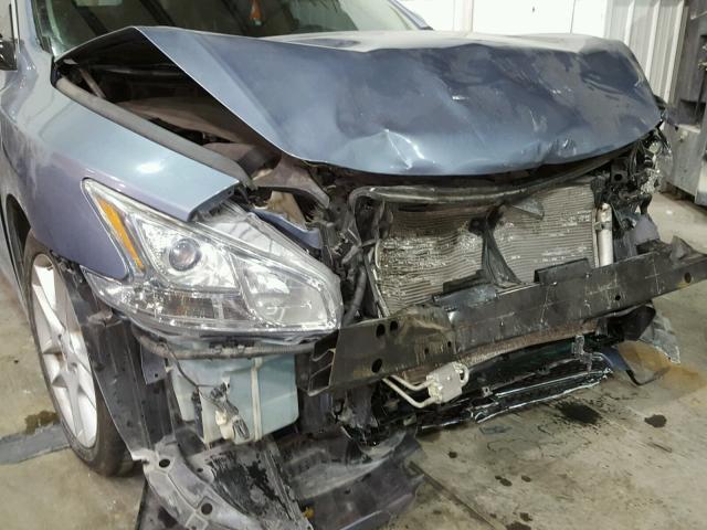 1N4AA5AP1AC864975 - 2010 NISSAN MAXIMA S BLUE photo 9