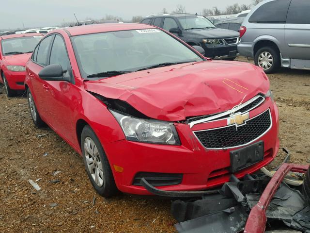 1G1PB5SH2E7160073 - 2014 CHEVROLET CRUZE LS RED photo 1