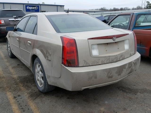 1G6DM57T460159201 - 2006 CADILLAC CTS BEIGE photo 3