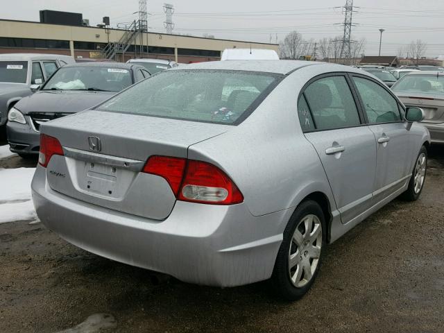 2HGFA1F55AH305122 - 2010 HONDA CIVIC LX SILVER photo 4