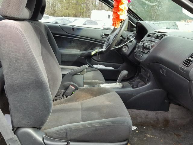 1HGEM22944L019786 - 2004 HONDA CIVIC EX შავი ფოტო 5