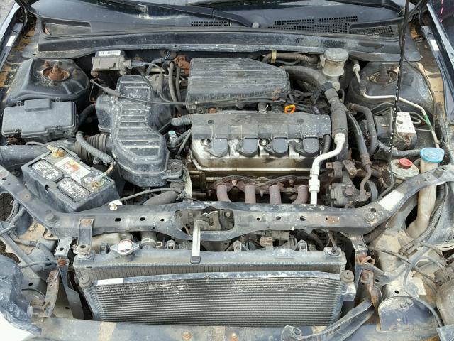 1HGEM22944L019786 - 2004 HONDA CIVIC EX შავი ფოტო 7