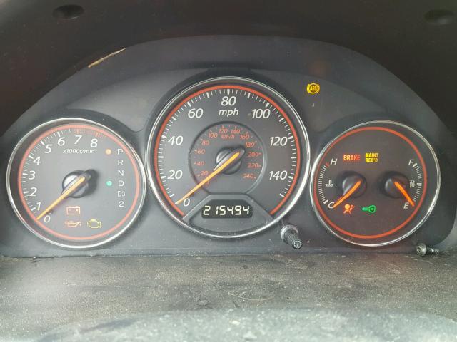 1HGEM22944L019786 - 2004 HONDA CIVIC EX შავი ფოტო 8