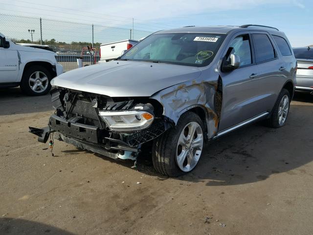 1C4RDJDGXFC177199 - 2015 DODGE DURANGO LI GRAY photo 2