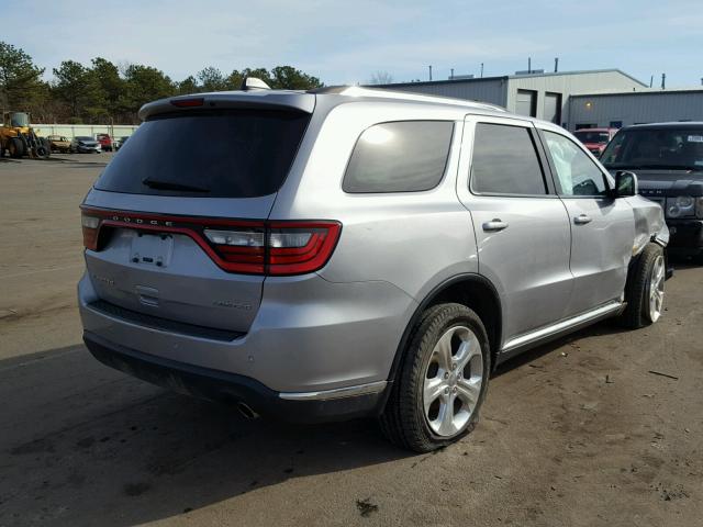 1C4RDJDGXFC177199 - 2015 DODGE DURANGO LI GRAY photo 4