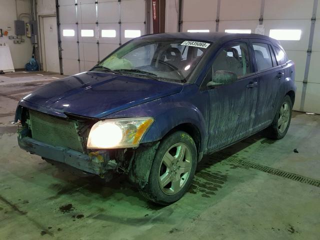 1B3HB48A39D116477 - 2009 DODGE CALIBER SX BLUE photo 2