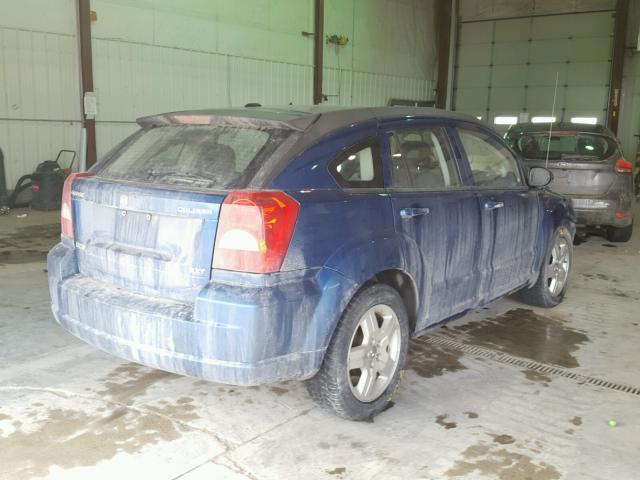 1B3HB48A39D116477 - 2009 DODGE CALIBER SX BLUE photo 4