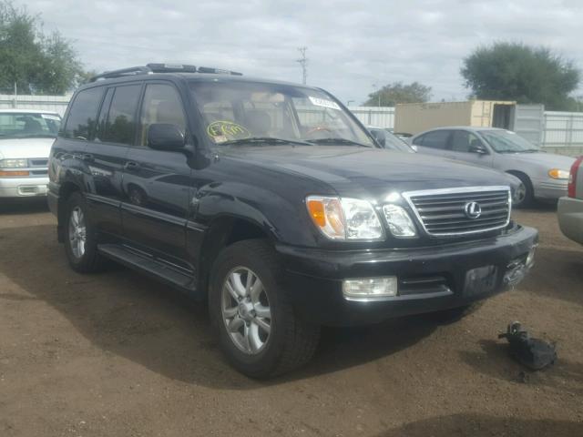 JTJHT00W023514573 - 2002 LEXUS LX 470 BLACK photo 1