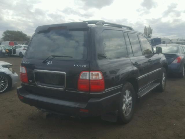 JTJHT00W023514573 - 2002 LEXUS LX 470 BLACK photo 4