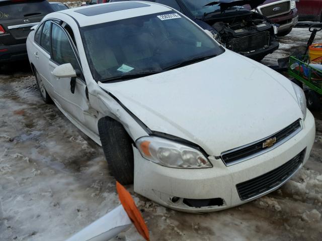 2G1WB5EK2A1172024 - 2010 CHEVROLET IMPALA LT WHITE photo 1