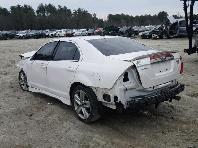 3FAHP0DC1BR111622 - 2011 FORD FUSION SPO WHITE photo 3