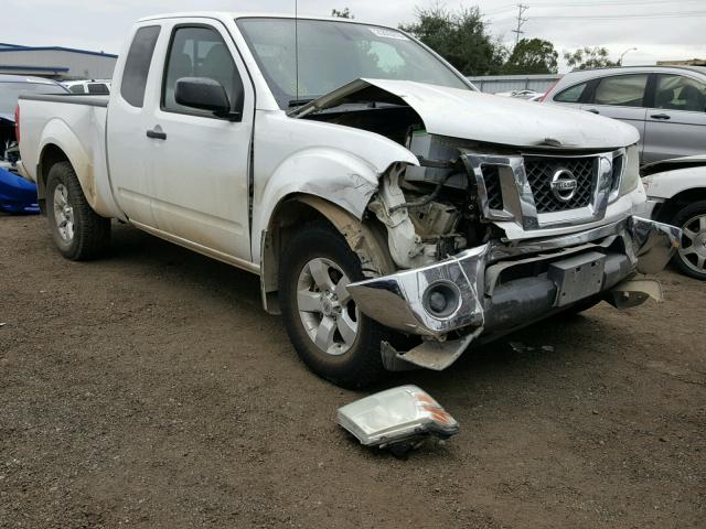 1N6AD0CW2BC428045 - 2011 NISSAN FRONTIER S WHITE photo 1