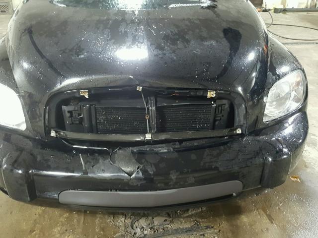 3GNCA13D78S712256 - 2008 CHEVROLET HHR LS BLACK photo 9