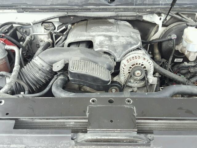 1GYUCJEFXAR256245 - 2010 CADILLAC ESCALADE E WHITE photo 7