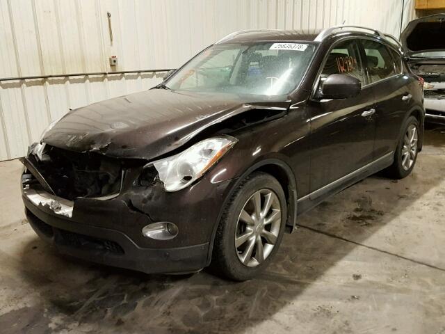 JNKAJ09F89M950748 - 2009 INFINITI EX35 BASE BROWN photo 2