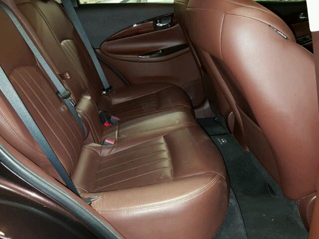 JNKAJ09F89M950748 - 2009 INFINITI EX35 BASE BROWN photo 6