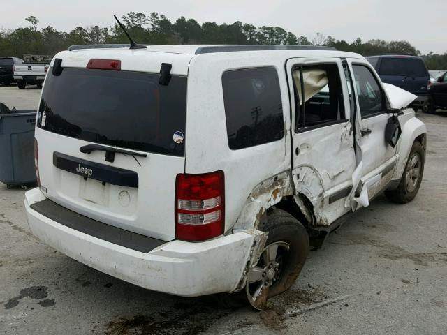 1J4PP2GK0BW572659 - 2011 JEEP LIBERTY SP WHITE photo 4