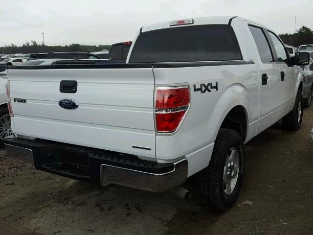 1FTFW1EF7EKG25373 - 2014 FORD F150 SUPER WHITE photo 4