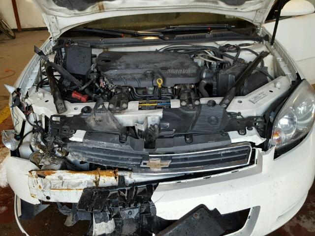 2G1WT58N579413426 - 2007 CHEVROLET IMPALA LT WHITE photo 7