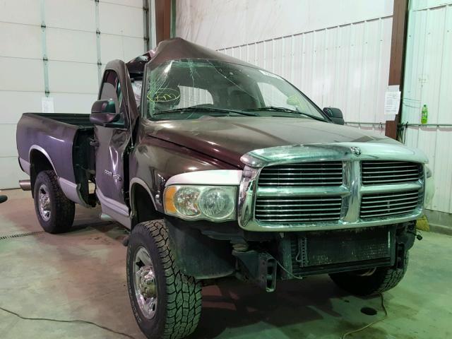 3D3KU28C34G103316 - 2004 DODGE RAM 2500 S BROWN photo 1