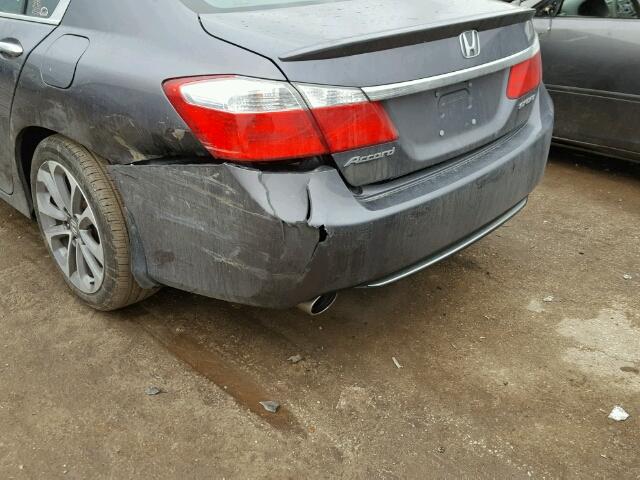 1HGCR2F52DA055908 - 2013 HONDA ACCORD SPO GRAY photo 9