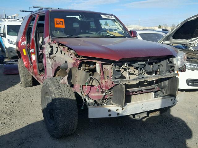 JTEBU5JR6D5116329 - 2013 TOYOTA 4RUNNER SR MAROON photo 1