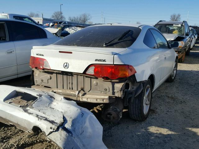 JH4DC54842C011167 - 2002 ACURA RSX WHITE photo 4