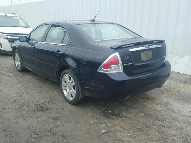 3FAHP08127R140143 - 2007 FORD FUSION SEL BLACK photo 3