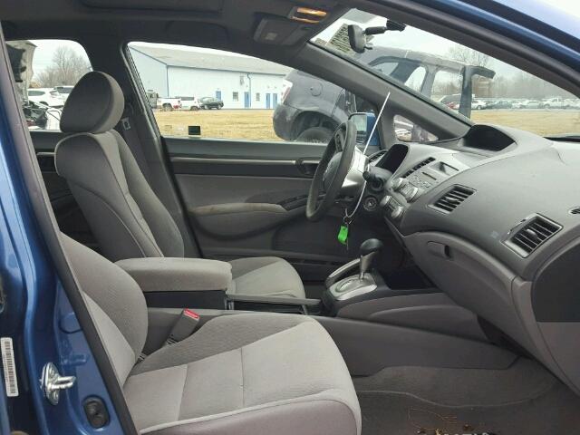 1HGFA16807L083837 - 2007 HONDA CIVIC EX ლურჯი ფოტო 5