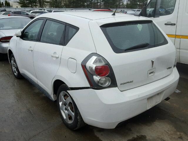 5Y2SP67889Z446490 - 2009 PONTIAC VIBE WHITE photo 3