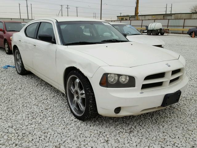 2B3KA43R08H101135 - 2008 DODGE CHARGER WHITE photo 1