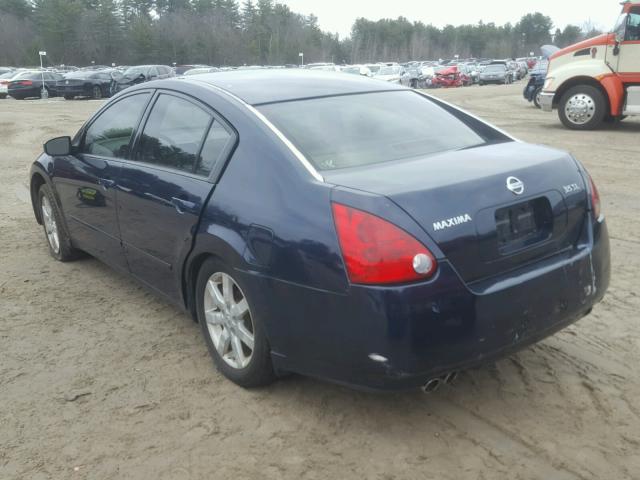 1N4BA41E14C818886 - 2004 NISSAN MAXIMA SE BLUE photo 3