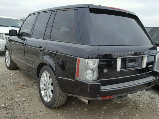 SALMF13477A261000 - 2007 LAND ROVER RANGE ROVE BLACK photo 3