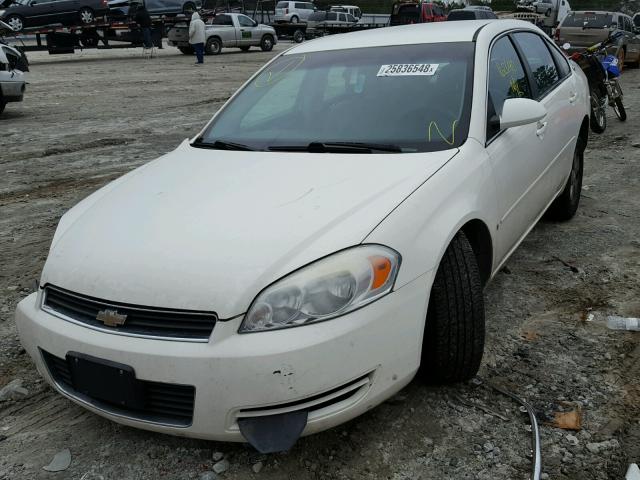 2G1WT58K879319577 - 2007 CHEVROLET IMPALA LT WHITE photo 2