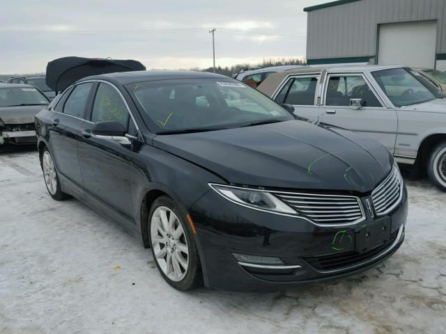 3LN6L2JK7ER806045 - 2014 LINCOLN MKZ BLACK photo 1