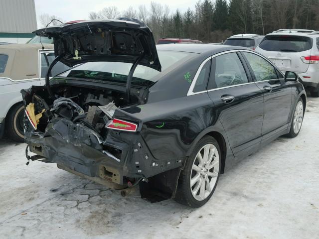 3LN6L2JK7ER806045 - 2014 LINCOLN MKZ BLACK photo 4