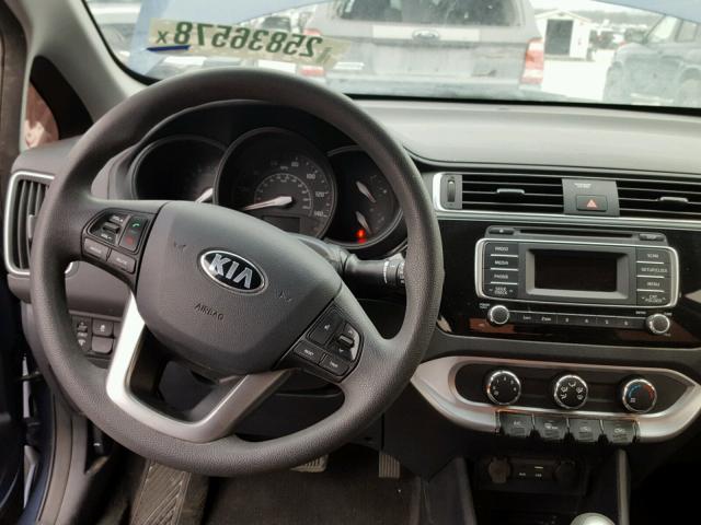 KNADM4A30G6654085 - 2016 KIA RIO LX Կապույտ լուսանկար 8